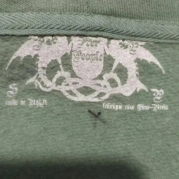 Free People hoodie sweatshirt green - Picture 4 of 5